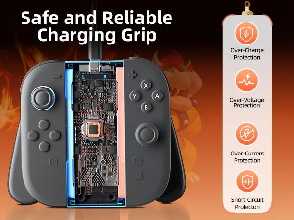 Charging grip compatible with Switch 2 joycon