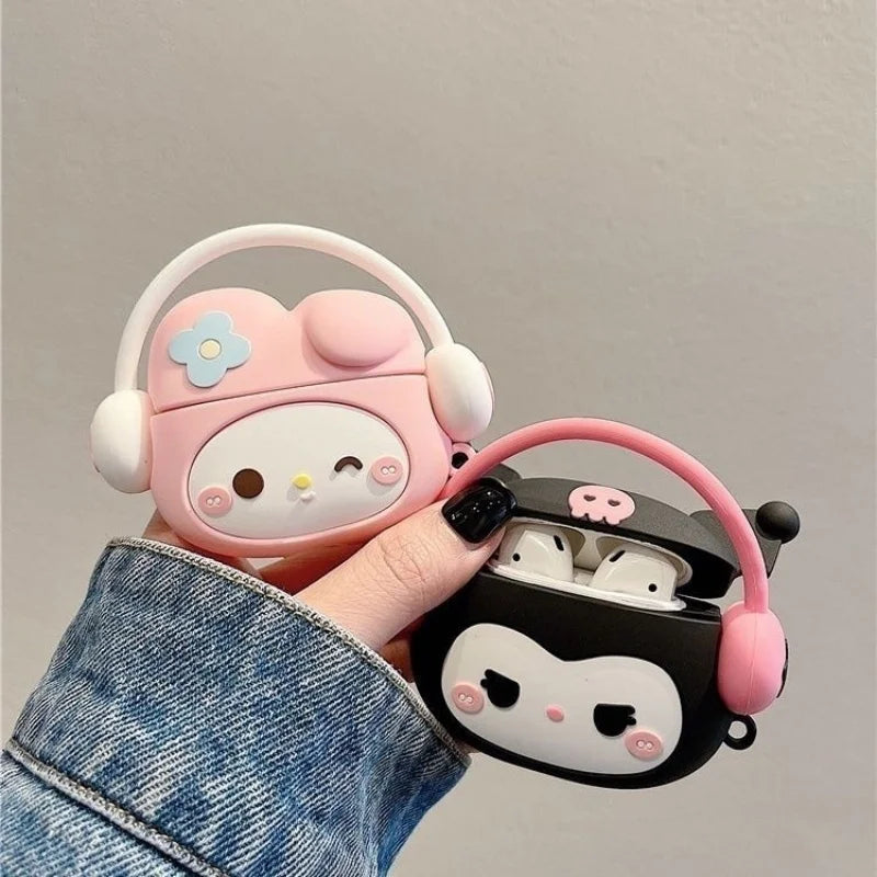 Hello Kitty Wireless Silicone Earbuds – Cute Design, Soft Comfort & Crystal Clear Sound
