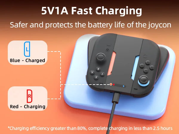 Charging grip compatible with Switch 2 joycon