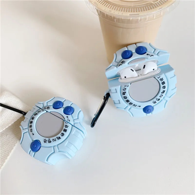 "3D Digimon AirPods Case – Anime Style Meets Ultimate Protection!"