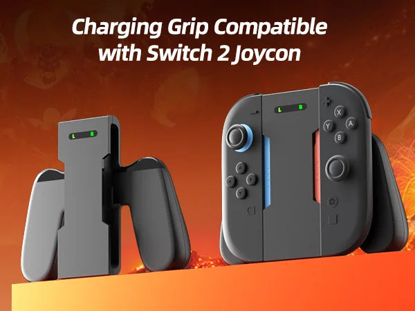 Charging grip compatible with Switch 2 joycon