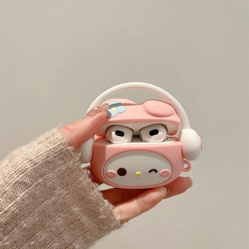 Hello Kitty Wireless Silicone Earbuds – Cute Design, Soft Comfort & Crystal Clear Sound