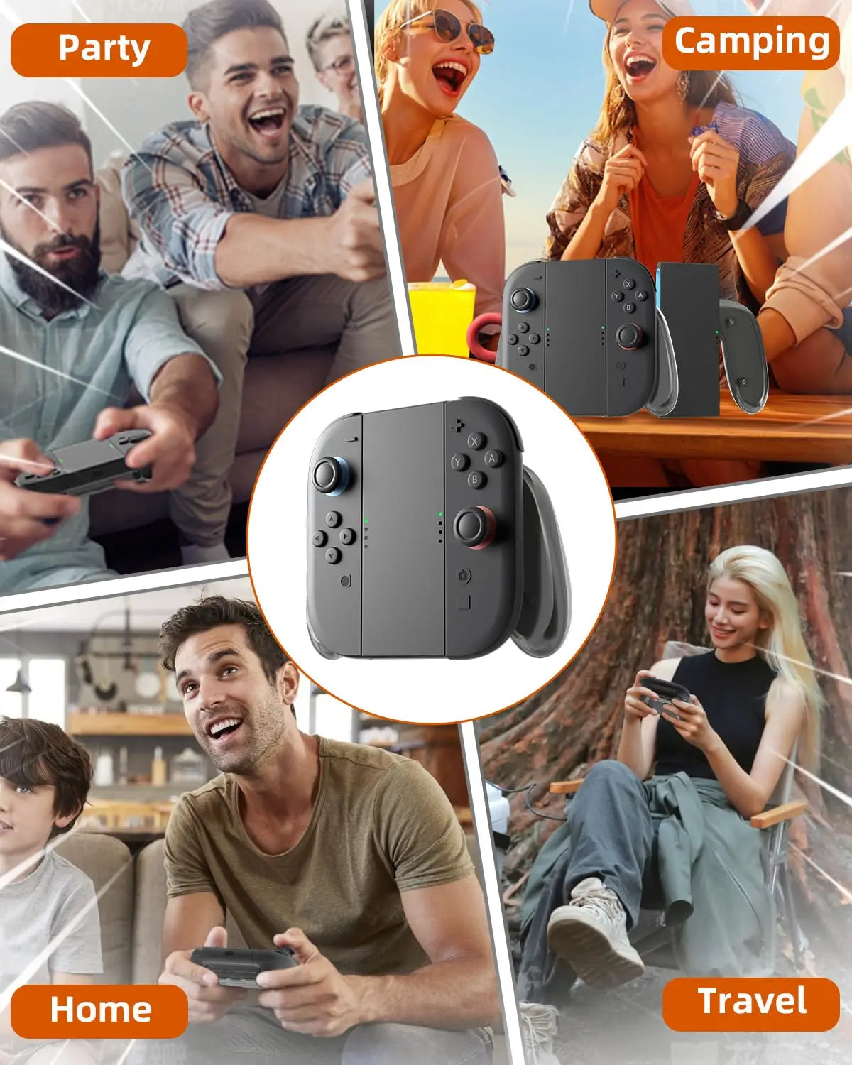 Charging grip compatible with Switch 2 joycon